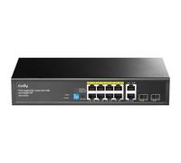 Cudy Switch PoE+ Gigabit Ethernet No Gestionado 8 Puertos, 120W, 8 Puertos Gigabit PoE+, 2 SFP, 2 Puertos Uplink, Modo VLAN/Extend, 802.3af/at, GS1010PS2