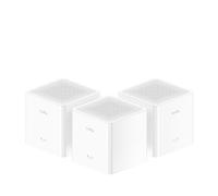 Cudy Système maillé AX3000 Wi-Fi 6 pour Toute la Maison, M3000S 3-Pack | Wi-Fi 6 bi-bande 2402 + 574 Mbps, 2 ports Gigabit, réseau maillé sans interruption, serveur et client VPN, 160 MHz