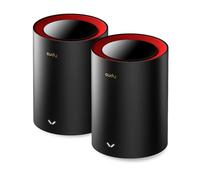 Cudy Système maillé Wi-Fi 6 AX3000, 200 m², M3000 1.0 2-Pack | Wi-Fi 6 bi-bande 2402 + 574 Mbps, 1 port WAN 2,5 GbE, réseau maillé transparent, serveur et client VPN, 160 MHz, OpenWRT