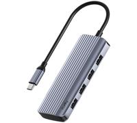 Cudy UH500 USB C Hub für Laptop/PC, Gigabit USB 3.2 Multiport Adapter, 4K HDMI 3