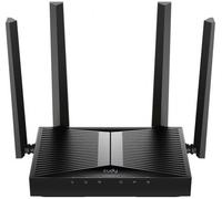 Cudy Router WiFi 7 Dual Band Gigabit BE3600 - hasta 1000Mbps - 5 Puertos - 4 Antenas Fijas de 5dBi - Tecnologia MU-MIMO - Negro WR3600