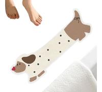 Cue Alfombra de Noche, Alfombra de Perros Dulces, de Dormitorio sin Perro Divertido con la Puerta de Sin Deslizamiento, vinculado a, Dachshund Fuzzy, Dachshund Divertido-S-