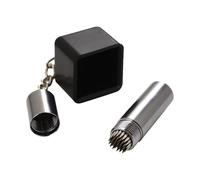 Cue Chalk Holder - 2 In 1 Portable Non-slip Protective Case, Pool Cue Scuffer Chalk Holder with Professional Tip Pricker, Heavy-Duty Billiard Accessory for Billiard Game Room Practice Training Event