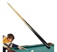 Cue - de para niños, americano, mango corto de madera de arce ligero, accesorio de juego de mesa recreativo portátil para el desarrollo de habilidades