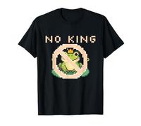 Cue Frog Pixel for America Political Protest Design No King Camiseta
