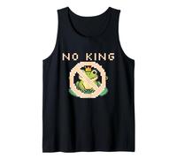 Cue Frog Pixel for America Political Protest Design No King Camiseta sin Mangas