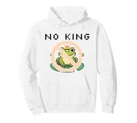 Cue Frog Pixel for America Political Protest Design No King Sudadera con Capucha