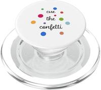 Cue The Confetti - Camisa de Confeti PopSockets PopGrip para MagSafe