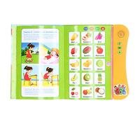 CUEI Libro de Sonido, Alfabeto Español, Animales, Frutas, Números, Formas, Juguete Educativo, Juguetes de Aprendizaje ABC, Libros Interactivos para Bebés para Niños Pequeños de 1 a 3 Años(Verde)
