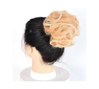 Cuelas de cabello Muello desordenado Bod Chignon Donut Palabra elástica Caballero sintético para mujeres Cabello de moño (14h613)