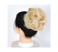 Cuelas de cabello Muello desordenado Bod Chignon Donut Palabra elástica Caballero sintético para mujeres Cabello de moño (14h613)