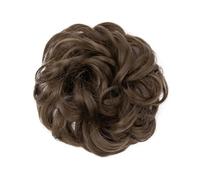 Cuelas de pelo desordenado cabello sintético moño diario desgaste chignon chignon cabello banda trenza trenza elástica cola para mujeres h9 cable de cañón (30)