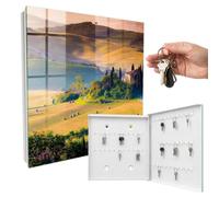 Cuelgallaves de Pared 30x30 cm Idilio Toscano Puerta Derecha Blanco