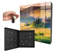 Cuelgallaves de Pared 30x30 cm Idilio Toscano Puerta Izquierda Negro