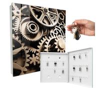 Cuelgallaves de Pared 30x30 cm Simbiosis mecánica Puerta Derecha Blanco