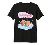 Cuelgas Capibara Pareja Divertida Amor Valentine Meme Camiseta Premium
