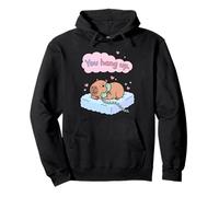 Cuelgas Capibara Pareja Divertida Amor Valentine Meme Sudadera con Capucha