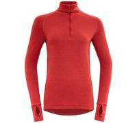 Cuello alto de mujer Devold Expedition Woman Zip Neck Talla: XS / Color: naranja claro