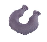 Cuello Bolsa de agua caliente con funda de forro polar, rojo