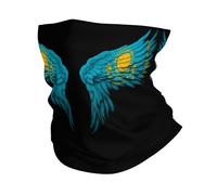 Cuello Bufanda ala De La Bandera del Pueblo De Kazajistán Viento Polvo Prueba Pasamontañas Multifuncional Bandana para Adulto Yoga Ciclismo