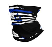 Cuello Bufanda Bandera De Estados Unidos Y Bandera De Israel Blancas Impreso Pasamontañas Unisexo Cuello Pañuelo para Hombre Pesca Caza