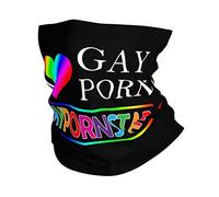 Cuello Bufanda Me Encanta El Porno Gay. Pasamontañas Multifuncional Calentador De Cuello Protección UV Bandana para Cámping Ciclismo Adulto 25X50CM