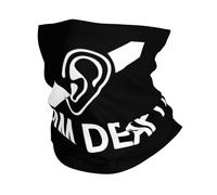 Cuello Bufanda Sensibilización sobre La Sordera1 Calentador De Cuello Durable Bandana Protección UV Pasamontañas para Ciclismo Senderismo Adulto 25X50CM