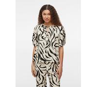 Cuello Con Lazo Top De Manga Corta 40