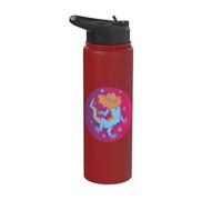 Cuello Con Volantes Lagarto Reptil Lagarto Dragón Animal Stainless Steel Insulated Water Bottle