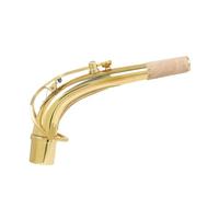 Cuello Curvo Para Saxofón Alto, Material De Latón, Cuello Curvo Para Saxofón Alto Con Hoja De Corcho, Piezas De Instrumentos De Viento De Madera, Accesorios