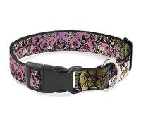 Cuello de Clip de plástico Color Rosa, tamaño Grande, de la Marca Buckle-Down 15-26" Trust No One
