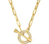 Cuello de Flora para Mujeres, Charm de Oro Pataconera con Pendientes de Cierre Cono y Pájaro - Circo y Corazón en Inlay