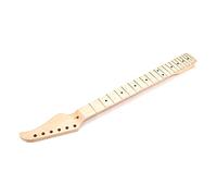 Cuello de guitarra eléctrica, 22 trastes, madera de arce, incrustaciones de puntos naturales, piezas de repuesto de instrumentos musicales