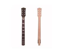 cuello de guitarra Mástil De Guitarra De 22 Trastes, Diapasón De Palisandro Con Incrustaciones De Bloque Dividido De 24,75 Pulgadas, Conjunto Con Estilo, Alma Sin Terminar, Ajuste En La Cabeza