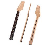 cuello de guitarra sin terminar Cabezal De Guitarra De Media Paleta, 22 Trastes, Diapasón De Palisandro De Arce Tostado Para Reemplazo De Cuello De Guitarra Eléctrica