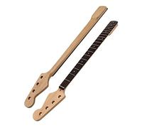 cuello de guitarra sin terminar Cuello De Bajo Eléctrico De 4 Cuerdas, Acabado Mate De Madera De Arce Canadiense, Cuello De Guitarra De 21 Trastes