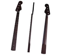 cuello de guitarra sin terminar Cuello De Bajo Eléctrico De 4 Cuerdas, Cuello De Guitarra Wengué, 20 Trastes, Cuello De Bajo, 64mm De Ancho De Tacón