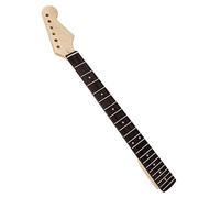 cuello de guitarra sin terminar Cuello De Guitarra 22 Trastes Maple Wood Dot Inlay Reverse Head Log Color Reemplazo De Cuellos Accesorios