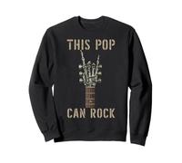 Cuello de Guitarra This Pop Can Rock On Skeleton Hand Music Band Sudadera