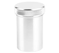 Cuello de llenado de 2 Pulgadas con Tapa Aleación de Aluminio Soldado de llenado con Tapa Piezas del Tanque de Combustible Montaje del Automóvil (Plata)
