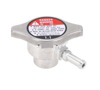 Cuello de Llenado de Radiador, Cuello de Llenado de Radiador Soldado de Aluminio con Tapa de 1,1 Bar, Diámetro de 32 Mm, Fácil Adición de Refrigerante, para Automóvil y Camión