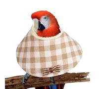 Cuello de loro - Pájaro antimordeduras, soporte de recuperación asegurado, durabilidad ligera, cómoda cubierta protectora suave para el cuello, cono de pájaro para loros cuáqueros, periquitos monjes