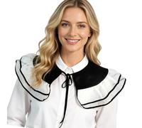 Cuello de múltiples, pieza de cuello desmontable para blusas, Top elegante para todos los días, mejora de, cuello en para trajes