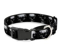 Cuello de Perro Buckle-Down Dark Knight Martingale, 2,5 cm de Ancho, 23 cm de Cuello, pequeño.