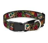 Cuello de Perro Martingale con Hebilla Death Before Dishonor C/U Olive, 2,5 x 38 x 66 cm