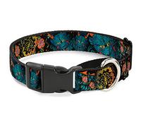 Cuello de Perro Martingale de Buckle-Down Honor C/U Black, 2,5 x 28 x 43 cm, tamaño Mediano