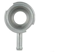 Cuello de relleno de radiador soldado, construcción de acero, 43 mm, diámetro exterior de 21,5 mm, diámetro interior para flujo de refrigerante del motor