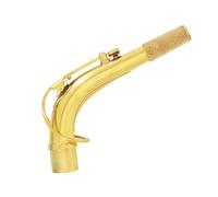 Cuello De Saxofón Alto, Accesorios Para Instrumentos De Viento De Madera De Calidad, Cuello Curvo De Latón Dorado Para Piezas De Instrumentos De Saxofón Alto