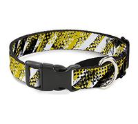 Cuello Grande de 45 a 81 cm para Perro de Color Amarillo Martingale de Buckle-Down Grunge Treade.