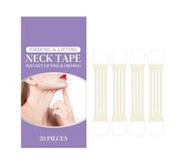 Cuello Levantamiento Cinta, 20PCS Cinta Para Cuello Flácido, Instantánea Lifting Cintas Invisibles Reafirmantes Cuellos Facial, Reafirmante Lifting Arrugas Papada Rostro Piel Cintas Tiras Parche